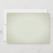 Wasserfarben-Blume, gepunktete Brillen Save the Da Save The Date (Rückseite)