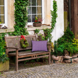 Wasserfarben-Blume-Lavendelmuster Dekokissen