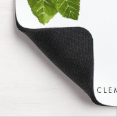 Wasserfarben-Blume| Name hinzufügen Mousepad (Ecke)