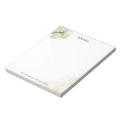 Wasserfarben Blume Sehr geehrter Gott Guide Me Not Notizblock (Rotiert)