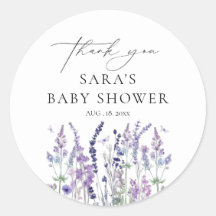 Wasserfarben-Blumen-Babyshower mit Wildblumen