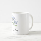 Wasserfarben-Blumen-Design-Tasse Kaffeetasse (VorderseiteRechts)