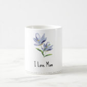Wasserfarben-Blumen-Design-Tasse Kaffeetasse (Mittel)