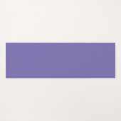 Wasserfarben-Blumen-Monogrammanfangsbuchstabe Lave Yogamatte (Rückseite (Horizontal))