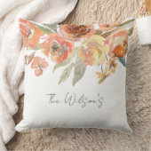 Wasserfarben Blumenfamilien NAME Neu aufleben Art Kissen (Decke)