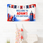 Wasserfarben-Box-Geburtstagsbanner Banner (Insitu)