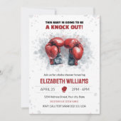 Wasserfarben-Boxen Kinderdusche Einladung (Vorderseite)