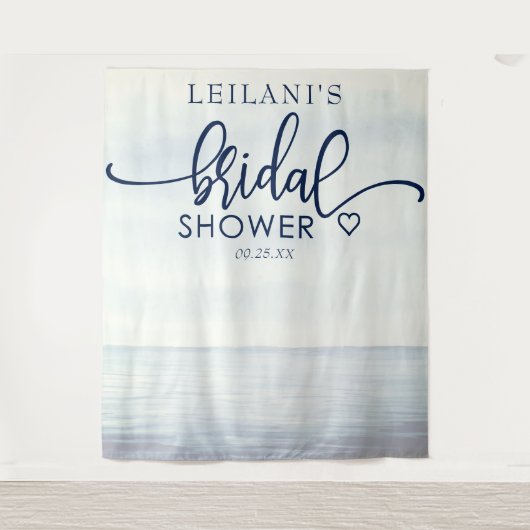 Wasserfarben-Brautparty Wandteppich (Vorderseite)