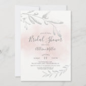 Wasserfarben Bridal Dusche Einladung (Vorderseite)
