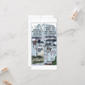 Wasserfarben-Bronte-Wuthering-Höhen Buchen Sie Les Karte (Vorderseite/Rückseite Beispiel)