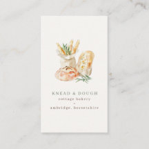 Wasserfarben-Brot-Cottage-Bäckerei