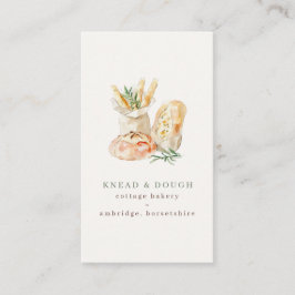 Wasserfarben-Brot-Cottage-Bäckerei Visitenkarte