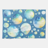 Wasserfarben Bubbles Küche Handtuch (Horizontal)