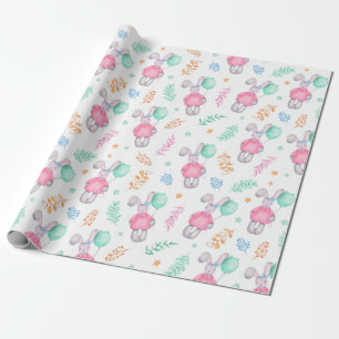 Wasserfarben Bunnies Geschenkpapier