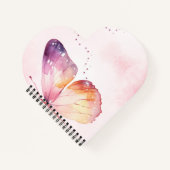 Wasserfarben Butterfly Art Notizblock (Vorderseite)