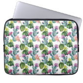 Wasserfarben Cacti Art Muster Laptopschutzhülle (Vorderseite)