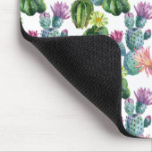Wasserfarben Cacti Art Muster Mousepad (Ecke)