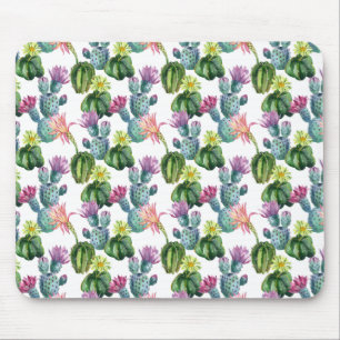 Wasserfarben Cacti Art Muster Mousepad