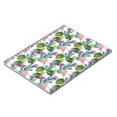 Wasserfarben Cacti Art Muster Notizblock (Linke Seite)