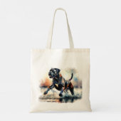 Wasserfarben Cane Corso Hund Tragetasche (Rückseite)