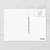 Wasserfarben-Chickadee mit Bibelverse Postkarte (Rückseite)