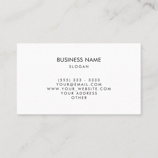 Wasserfarben Cool Elegantes Loyalität Treuekarte (Rückseite)