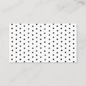 Wasserfarben Coquette Bow Diaper Raffle Baby Dusch Begleitkarte (Rückseite)