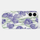 Wasserfarben Crocus Blume Handy Case (Rückseite (Horizontal))