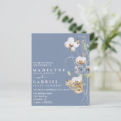 Wasserfarben der Feldflora und Blume (Stehend Vorderseite)