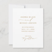 Wasserfarben des geometrischen Fotos Hochzeiten Save The Date (Rückseite)