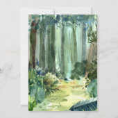 Wasserfarben-Dinosaurier-Gender-Neutral-Baby-Dusch Einladung (Rückseite)