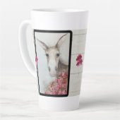 Wasserfarben-Donkey-Latte-Cup Milchtasse (Linke Ecke)