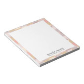 Wasserfarben-Dreieck-Warmpalette Notizblock (angewinkelt)