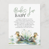 Wasserfarben-Ducklings-Bücher für Kinder Begleitkarte (Vorderseite)