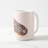 Wasserfarben Eclairs Donuts Fun Whimiscal Pink Kaffeetasse (VorderseiteRechts)