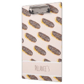 Wasserfarben Eclairs Donuts Fun Whimiscal Sweet Cl Klemmbrett (Links)