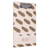 Wasserfarben Eclairs Donuts Fun Whimiscal Sweet Cl Klemmbrett (Rechts)