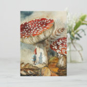 Wasserfarben Einladung (Stehend Vorderseite)