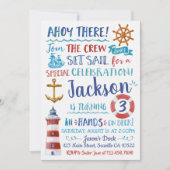 Wasserfarben - Einladung zum Geburtstag (Vorderseite)