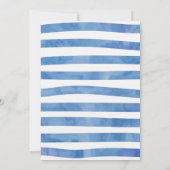 Wasserfarben - Einladung zum Geburtstag (Rückseite)