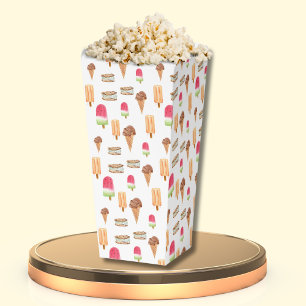 Wasserfarben Eiscreme & Eis am Stiel Popcorn Geschenkschachtel