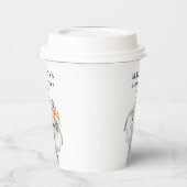 Wasserfarben-Elefantenbaby-Dusche Party Pappbecher (Links)