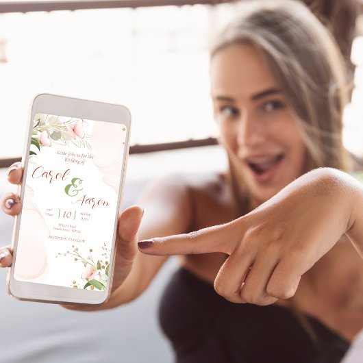 Wasserfarben elegante, einzigartige botanische Hoc Flyer