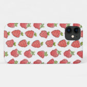 Wasserfarben Erdbeeren Case-Mate iPhone Hülle (Rückseite (Horizontal))