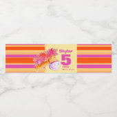 Wasserfarben-Etiketten für Pony Wasserflaschenetikett (Einzelnes Label)