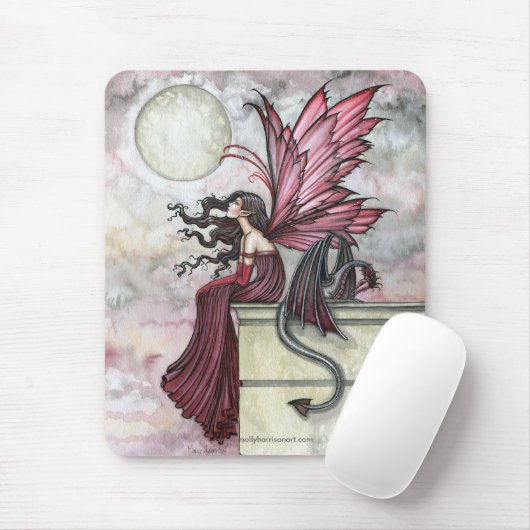 Wasserfarben Fairy Dragon Art Mousepad (Mit Mouse)