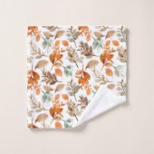 Wasserfarben Fall Foliage Handtuch Set (Waschlappen)