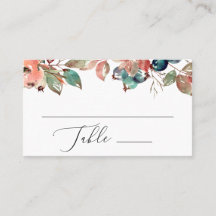 Wasserfarben fallen Blumengarten Hochzeit. Blaubee