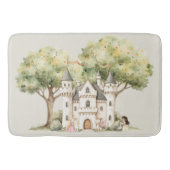 Wasserfarben-Fee-Prinzessin Whimsical Badematte (Vorderseite)