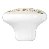 Wasserfarben-Fee-Prinzessin Whimsical Keramikknauf (Seitenansicht)